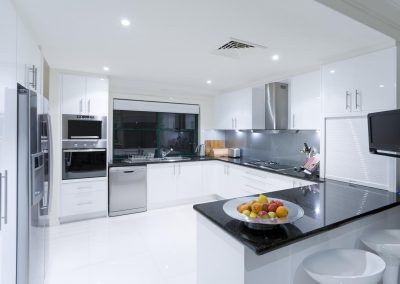 Modern kitchen in luxury mansion